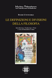 La definizione e divisione della filosofia